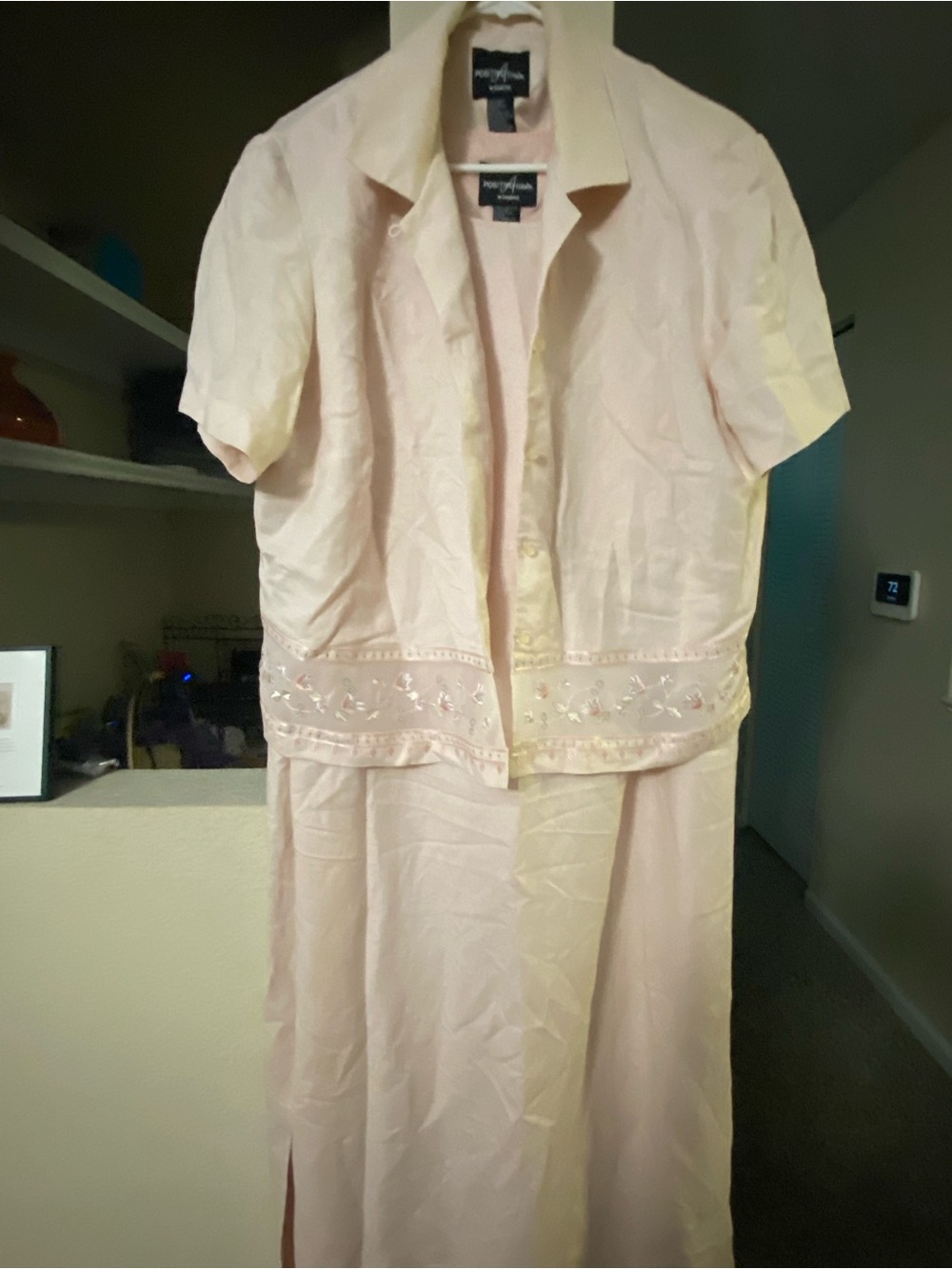 Positive Attitude Pastel Pink Women's Button Jacket